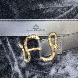 Gucci snake belt