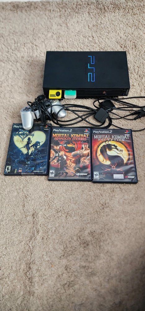 Playstation 2 w/HDMI and games.