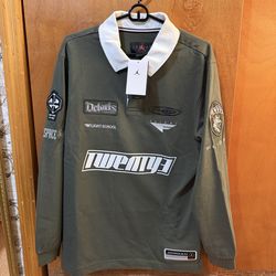 Jordan Mens Long Sleeve Polo Size S