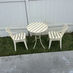 Table And 2 Chairs