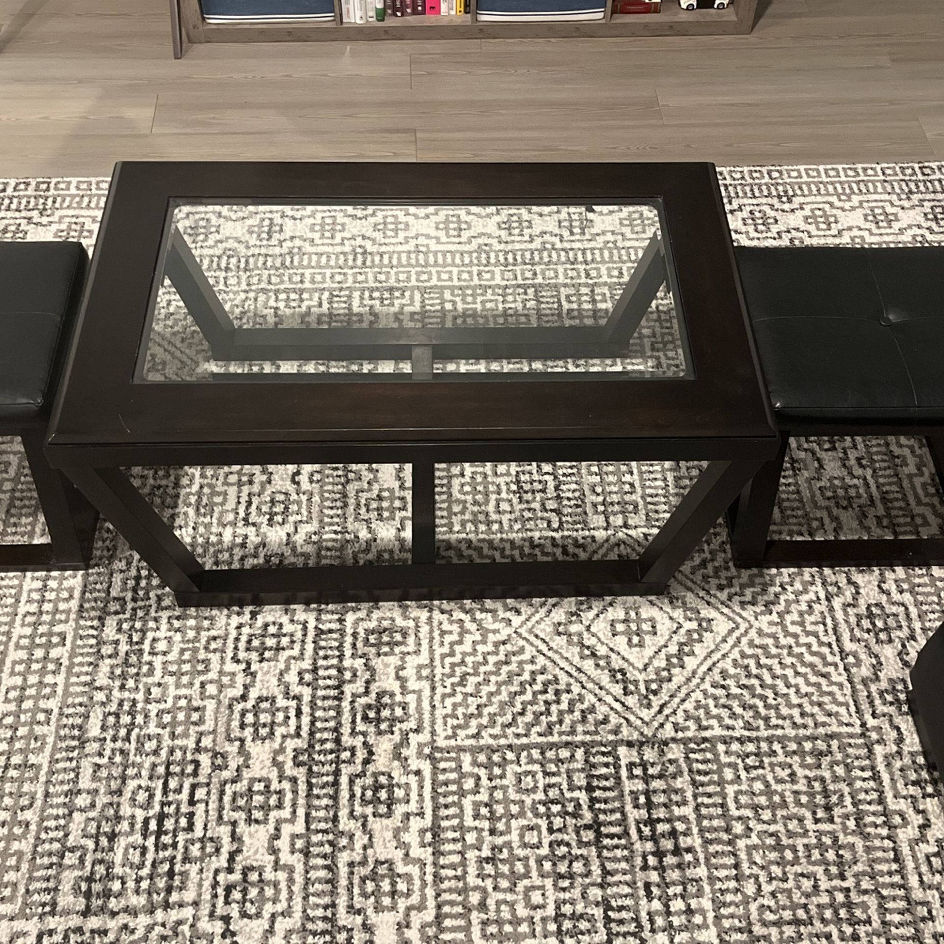 Center Table With Stools