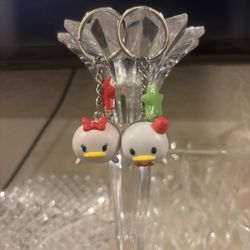 donald and daisy duck handmade keychains!