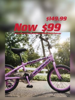 Light-Up Kids Bike-Purple