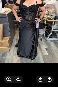Formal black dress