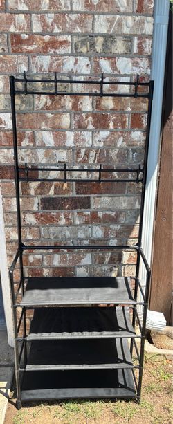 Plastic Hall Tree / Shelf