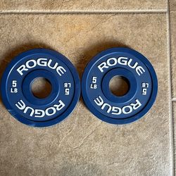 Rogue 5lb Olympic change plate set weights