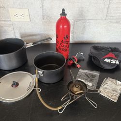 MSR Whisper Lite Backpacking Stove & Accessories