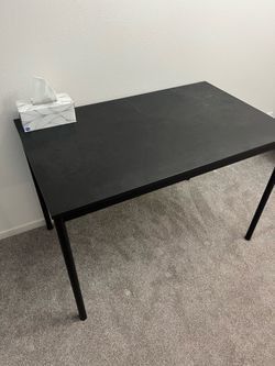 IKEA Black Sandsberg Table