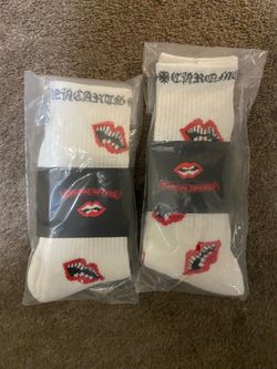 Chrome heart socks