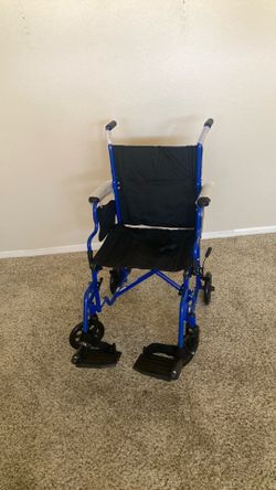 Transport Chair New with 18” seat