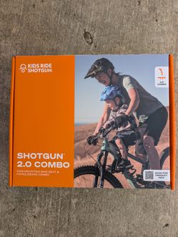Kids ride shotgun 2.0 bicycle seat and handlebars