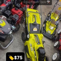 RYOBI CORDED PUSH LAWN MOWER 