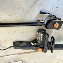 WORX electric pole saw and chainsaw combo