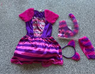 Cheshire cat costume girls size 8-10