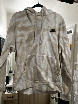 Nike Hoodie Size Medium. Tan/white Very Nice 