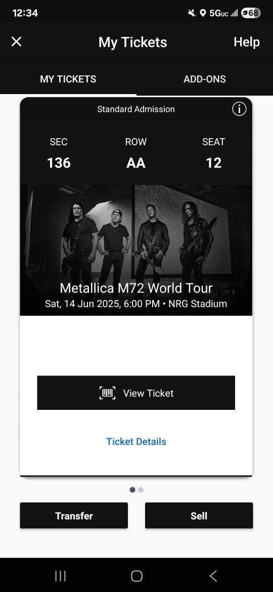 Metallica Tickets Good Spot