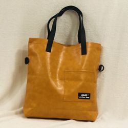 Orange Color Tote/Shoulder Bag