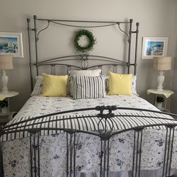 Cast Iron King Bed Frame