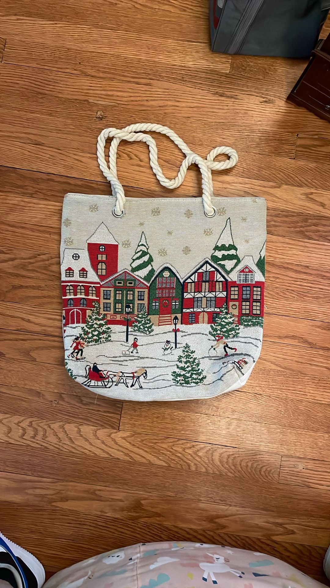Christmas tote bag