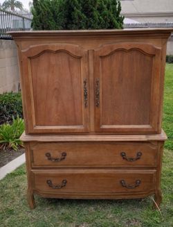 Vintage tallboy dresser