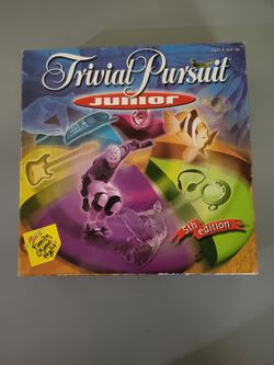 🎲 Trivial Pursuit Junior 5th Edition Family Trivia Board Game – Hasbro 2001