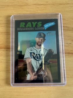 2026 Topps Heritage Brandon  Lowe #369 Tampa Bay Rays