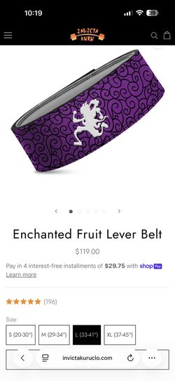 Lever Belt
