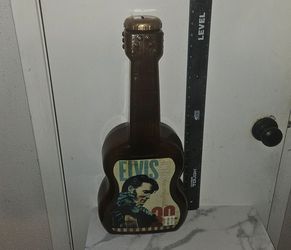 Vintage Elvis Presley "Always Original" Plastic Popcorn Guitar Bank