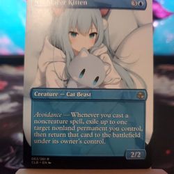 Magic The Gathering Custom Proxy Displacer Kitten (Anime)