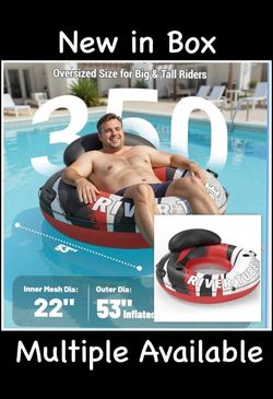 NEW XL 53” Heavy-Duty 350lb River Tubes / Pool