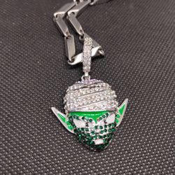 Ice Out Piccolo Dragonball Z Pendant Necklace