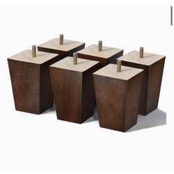 Wood Furniture Legs, 4 Inch
