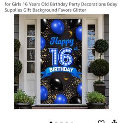16th Birthday Decorations 