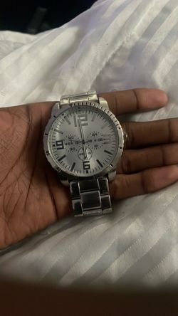 Silver watch