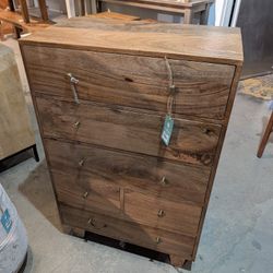 Six Drawer Mango Wood Dresser 