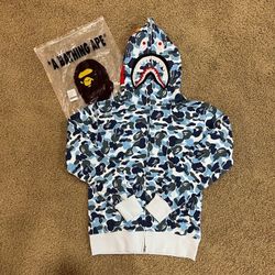 Blue Bape Hoodie