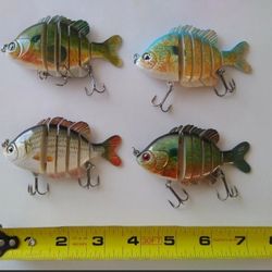 Lifelike Swimbait Bluegill 4pack 
