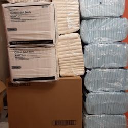 ADULT DIAPER BRIEFS With TABS/Wings - Sizes:  Large, XL , XXL - Read Details!