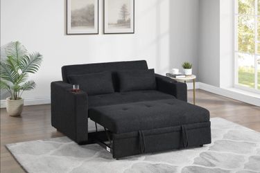 Brand New Black Adjustable Sofa Sleeper