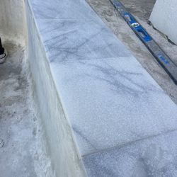 Travertine -marble - Concrete 
