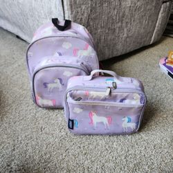 Backpack With Lunch Box