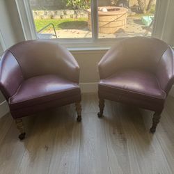 Leather Armchairs