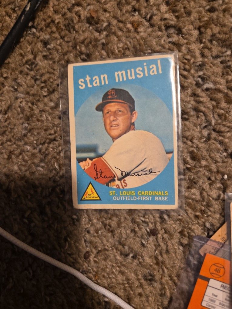 Stan Musial Baseball Card