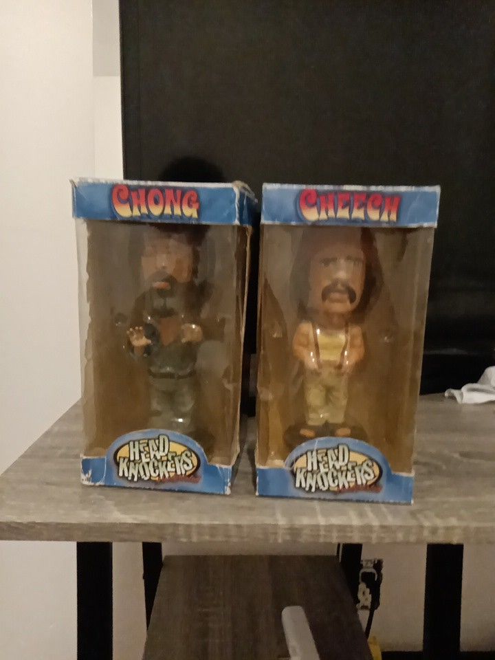 Vintage 2004 Cheech And Chong Headknockers Bobble Heads