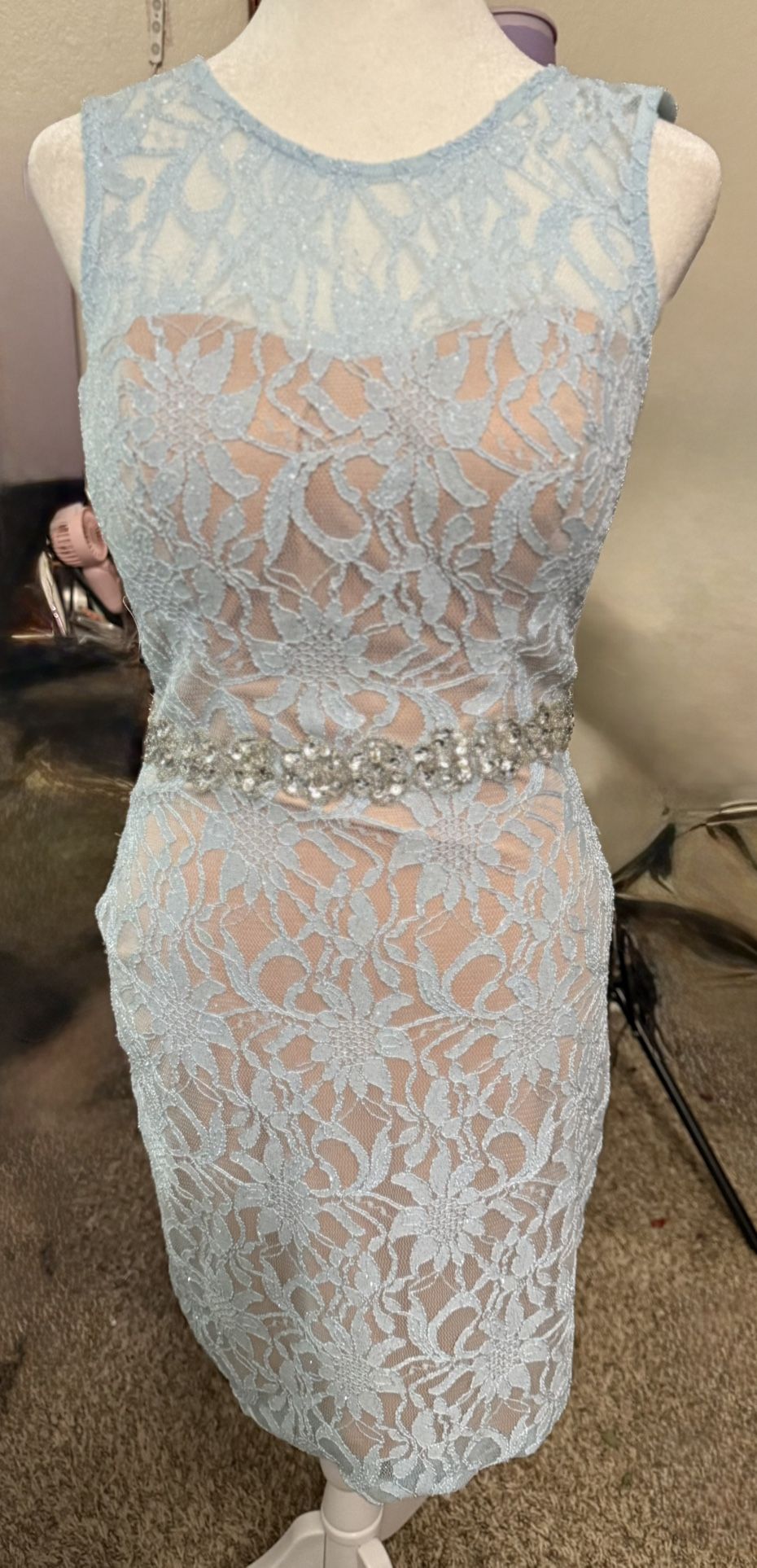 City Studio Light Blue Dress