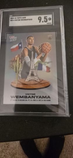 Victor Wembanyama ROOKIE CARD TOPPS NOW