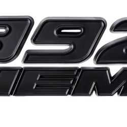 Black 345 Hemi 392 Hemi Badge Emblem Adhesive Back All Sold Separately SHIPPING AVAILABLE 