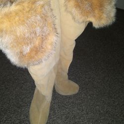 Colin Stuart Shoes Colin Stuart Faux Fur Knee Boots 6b