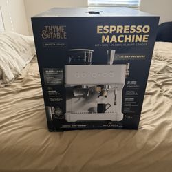 Espresso Machine Brand New Unopened
