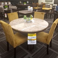 5pc Dining Table Set 
